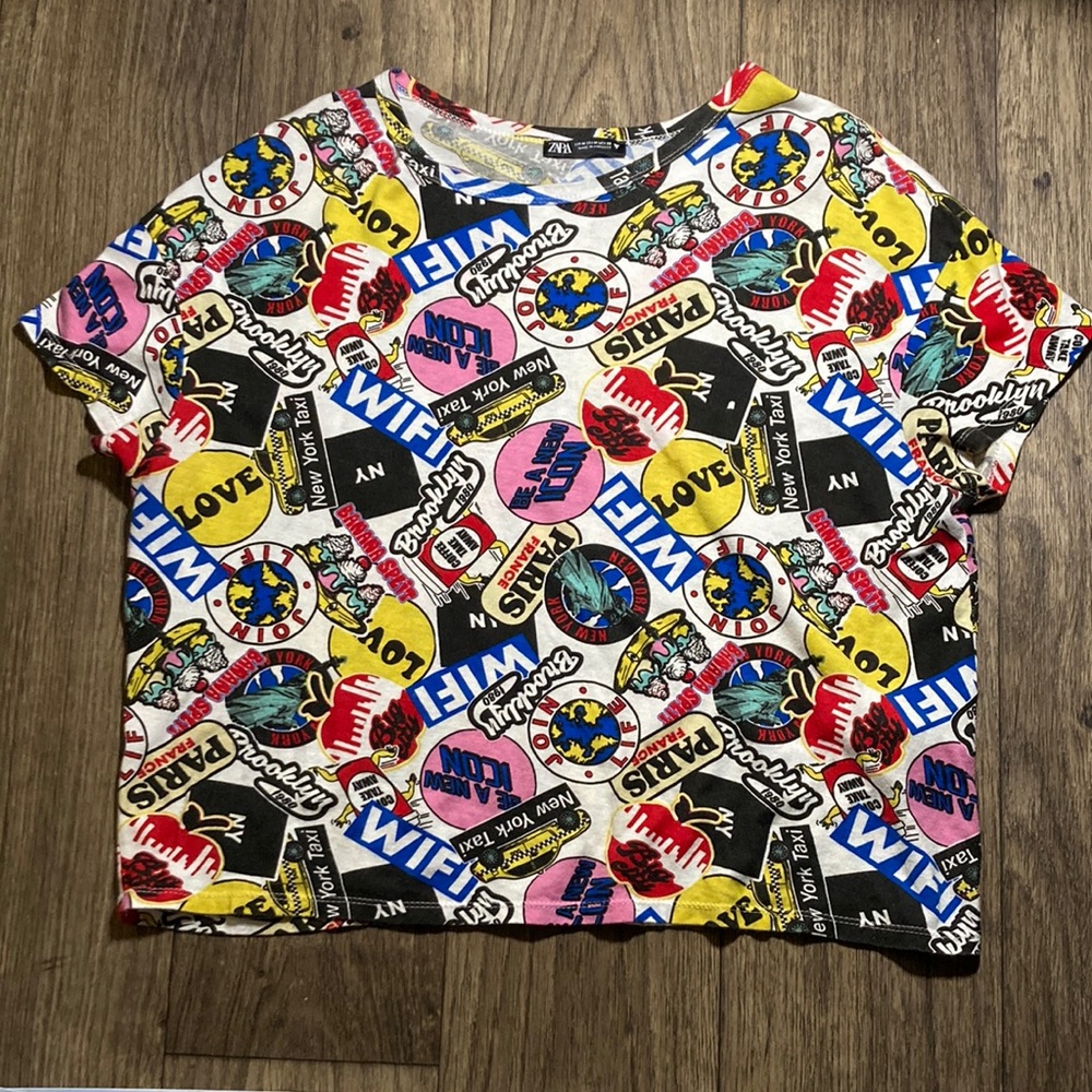 Zara: Graphic Tees: Pop Art T-Shirt
